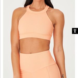 Onzie Set Orange Ribbed NEW size M/L